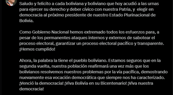 Bolivia se encamina a elegir un presidente de derecha tras desplome de la izquierda