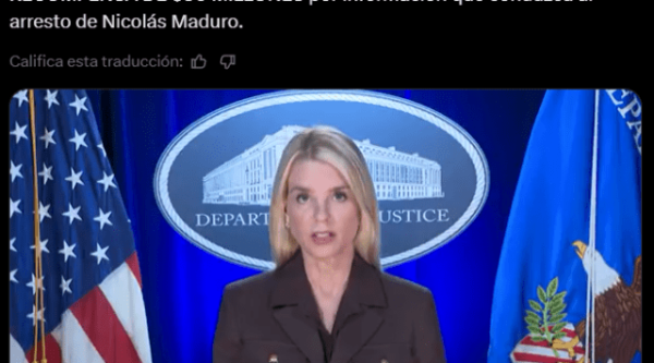 De 25 a 50 millones || EE. UU. aumenta recompensa por Nicolás Maduro por supuesta red de narcotráfico internacional