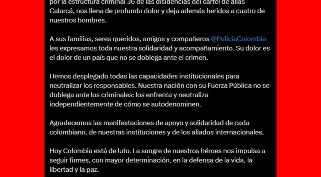 Disidencias de las FARC golpean a Colombia en uno de los días más violentos de los últimos años