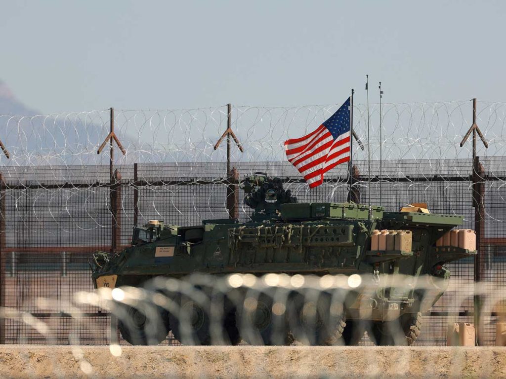 EU extiende el muro de la frontera con México; orden de Noem