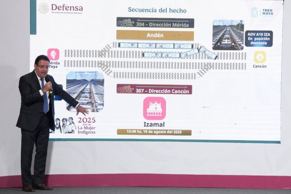 Falla en aguja provoca percance del Tren Maya; FGR abrirá carpeta de investigación (+videos)