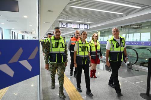 Inaugura Sheinbaum obras en el AICM con inversión de 55 mdp
