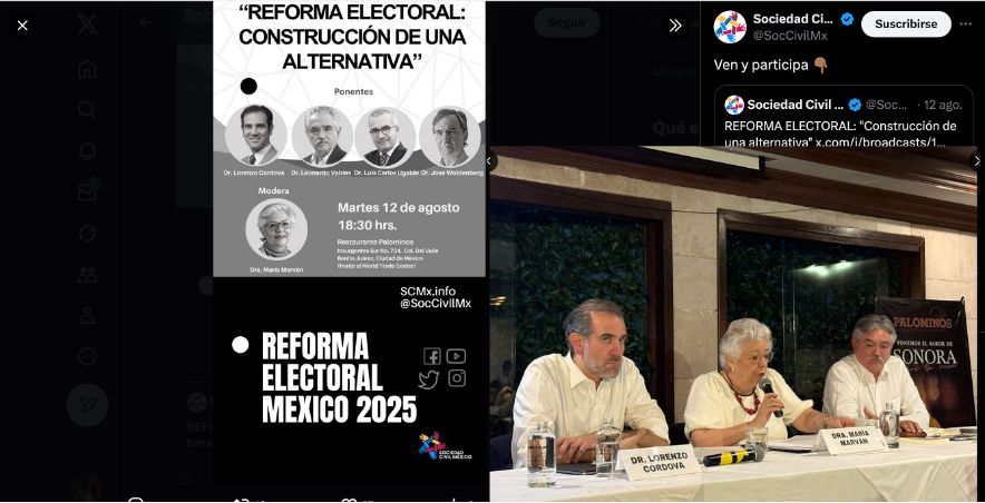 La conexión ‘Marea Rosa’-Lorenzo Córdova-Rodríguez Mondragón