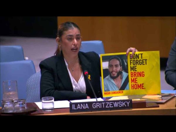 “Mi alma aún sigue en cautiverio en Gaza”; exrehén mexicana habla en la ONU