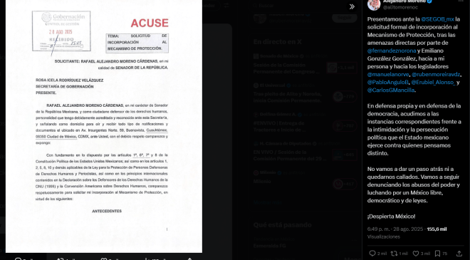 #NoEsBroma || De agresor a “víctima”; ‘Alito’ Moreno pide protección a Gobernación (+video)
