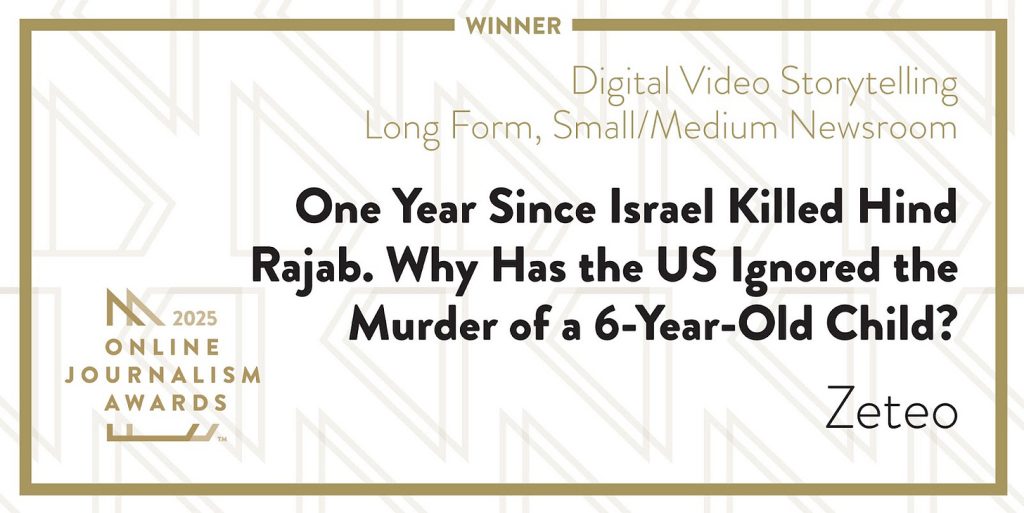 Nuestro Cortometraje sobre Hind Rajab Acaba de Ganar un Premio. Míralo Hoy