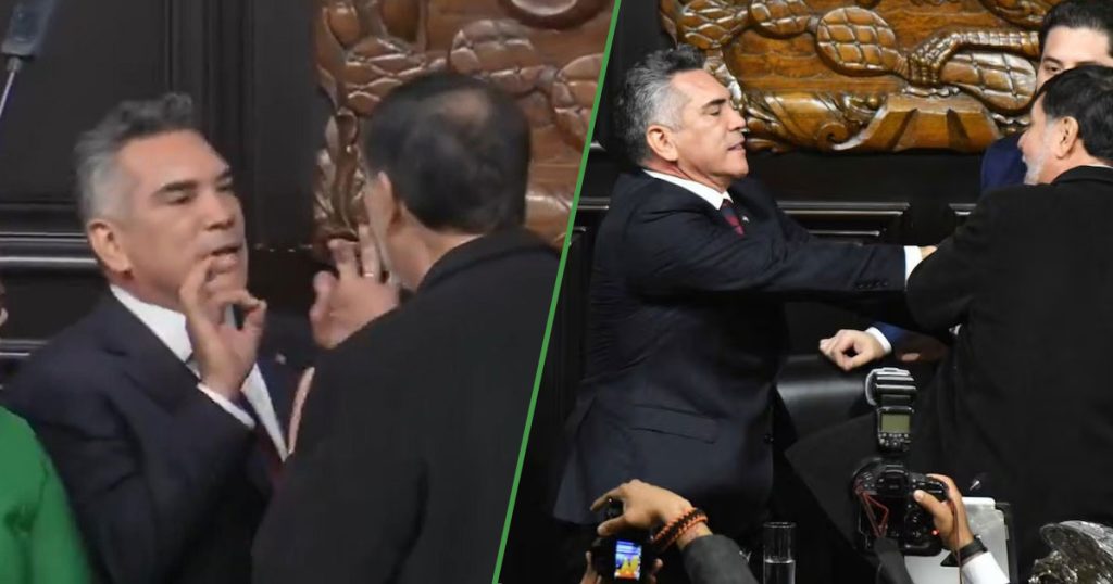 Por fin se puso interesante el Senado: Alito y Noroña por poco y se agarran a m*drazos