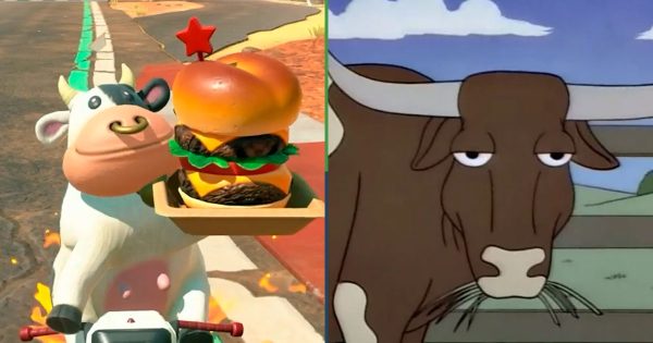 Que ni jueguen Zelda: PETA exige a Nintendo que quite la vaquita de Mario Kart