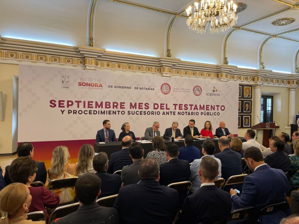 Septiembre: mes del testamento con 50% de descuento en Sonora