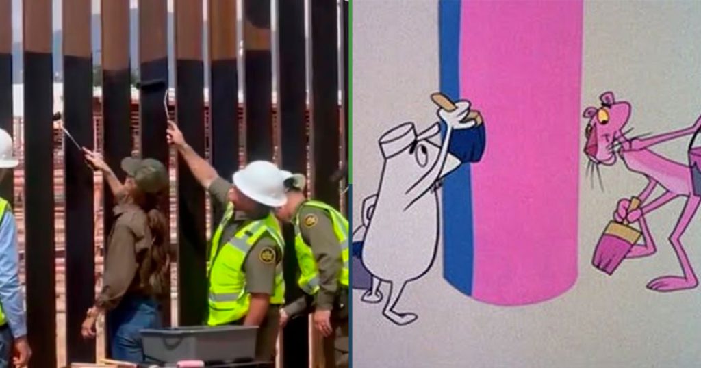 Usted es di*bólico: EU pintará el muro de negro para que sea más difícil de cruzar