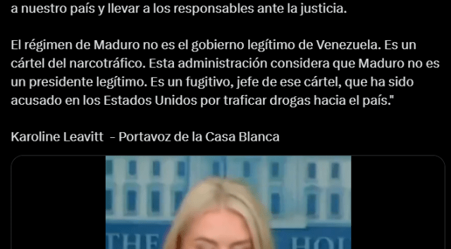 Venezuela acusa a EE.UU. de amenazar la paz regional tras despliegue militar en el Caribe