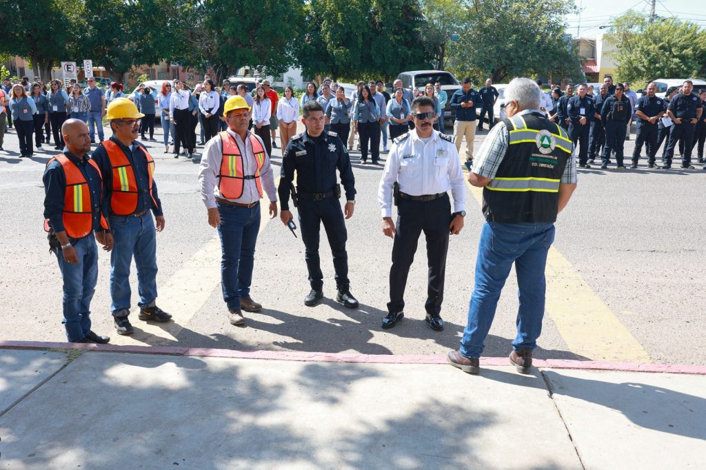 Ayuntamiento de Cajeme se suma al Simulacro Nacional