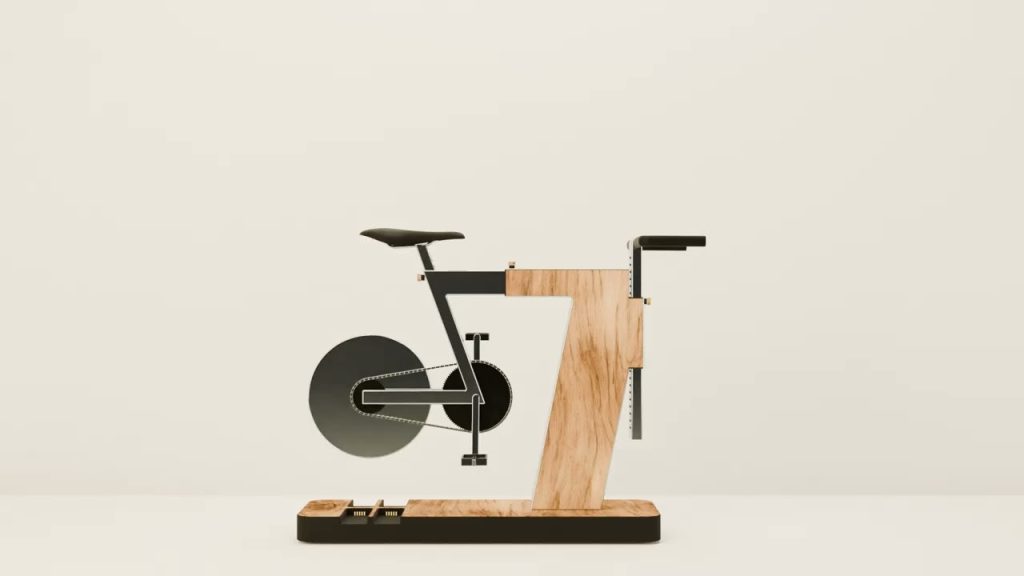 Diseñadora polaca crea bicicleta estática con generador de 100W que permite hacer ejercicio y cargar hasta 4 dispositivos electrónicos