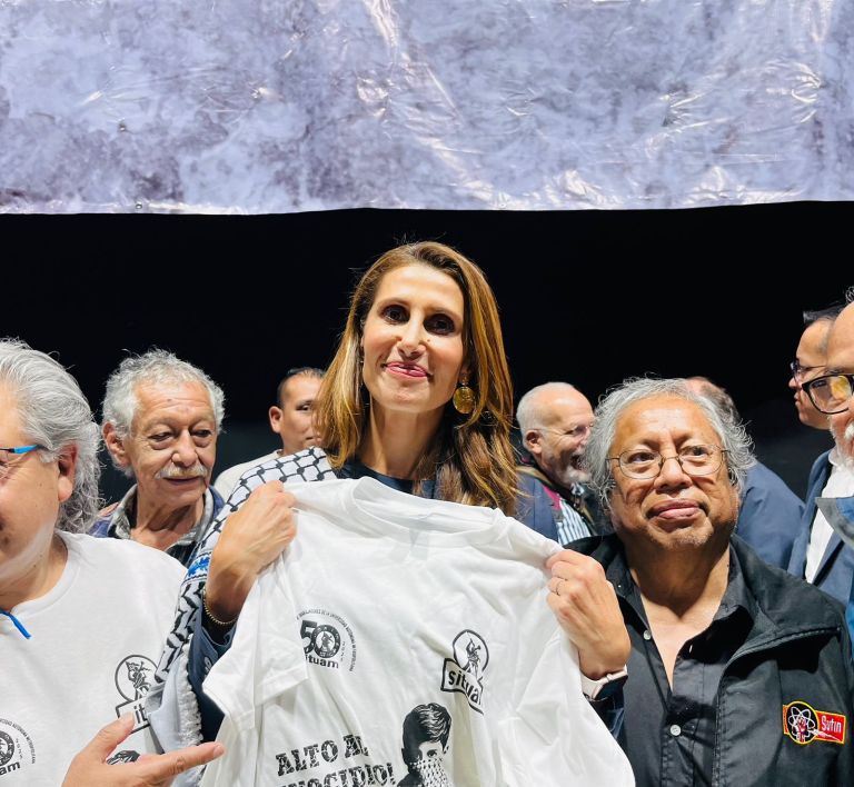 Embajadora Rasheed pidió boicotear a empresas ligadas al genocidio en Gaza