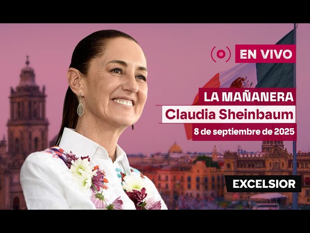 La 'Mañanera' de Sheinbaum: Temas de la conferencia del 8 de septiembre