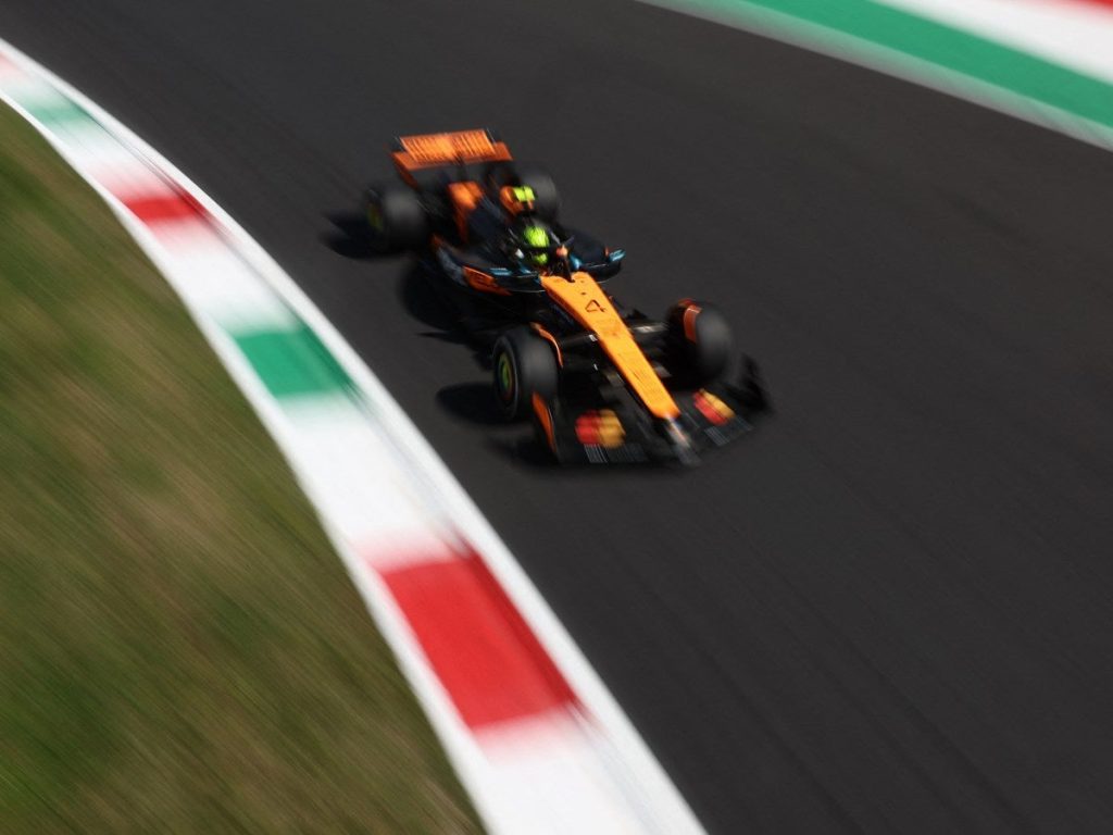 Norris vuela en la 3era práctica libre del GP de Italia 2025