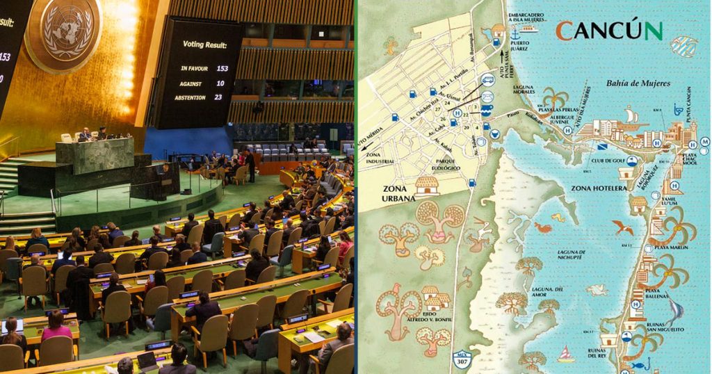 ONU reconoce a Cancún como país independiente de México