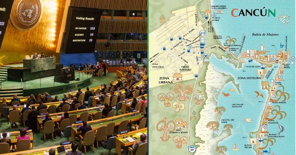 ONU reconoce a Cancún como país independiente de México