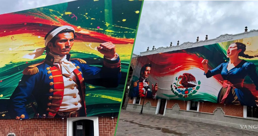 ¿Por qué siempre Tlaxcala Colocan murales de la Independencia hechos con IA
