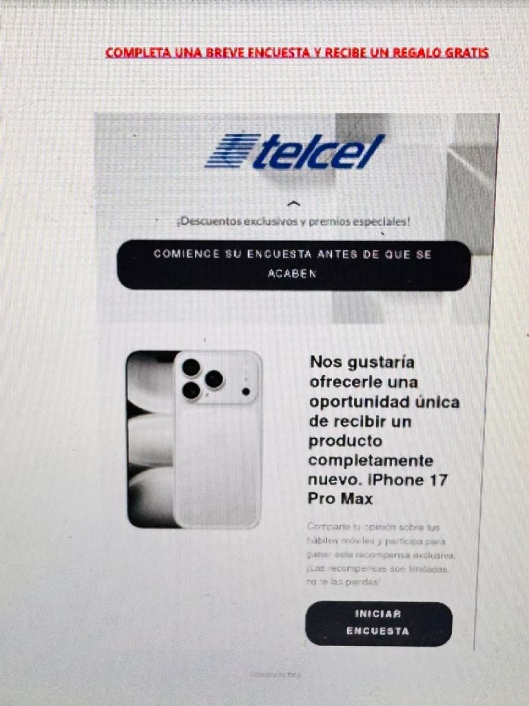 ¿Telcel regalará el iPhone 17 Pro Max a estos usuarios?