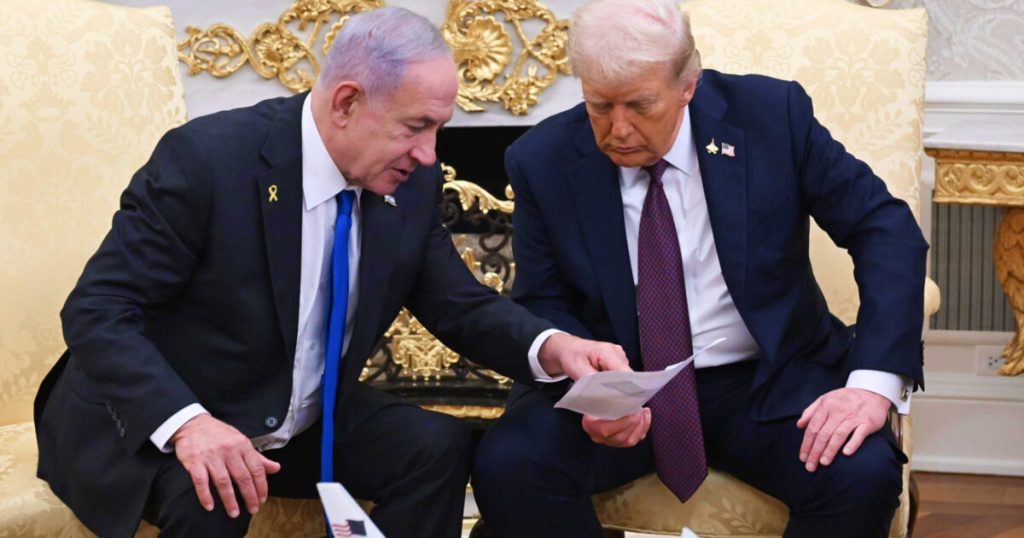 Trump presenta plan de paz para Gaza junto a Netanyahu