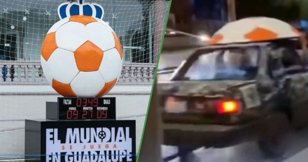 Un don en Monterrey se robó un balón conmemorativo del Mundial, pero ya lo torcieron