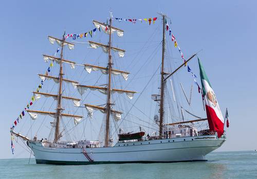 Buque Cuauhtémoc, de regreso al país