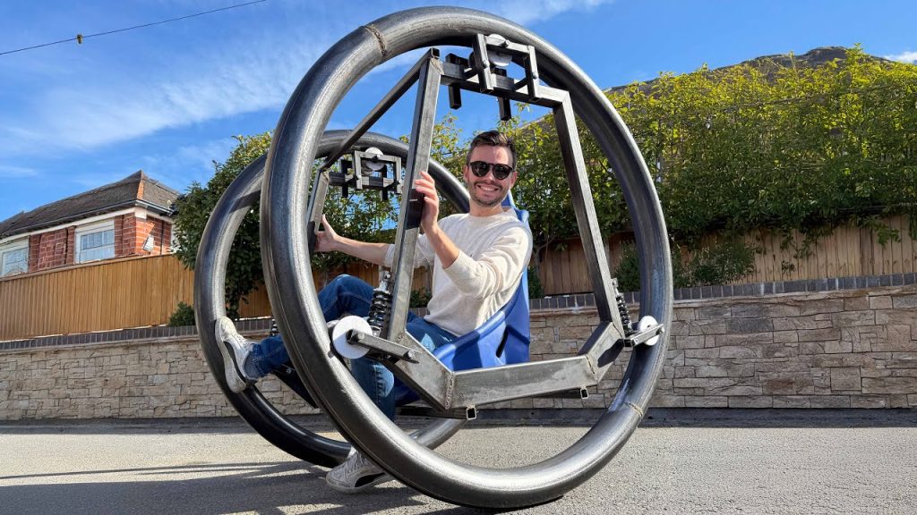 Diseñador amateur británico fabrica un diwheel eléctrico de 60 kW con dirección tipo tanque y ruedas de 60 kg cada una