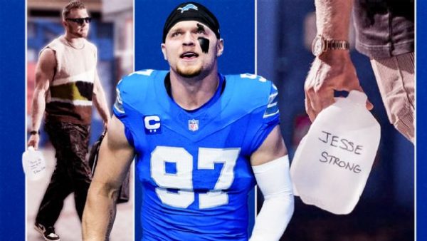 Dolor, rehabilitación e inspiración inesperada: La vuelta de Aidan Hutchinson a la cima