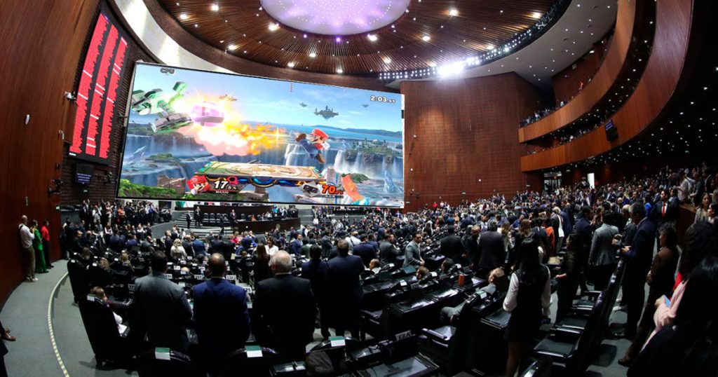 Gamers retan a diputados a partidas de Smash Bros antes de que le pongan impuestos a los videojuegos