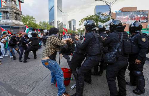 Marchan miles en CDMX para exigir que México rompa relaciones con Israel