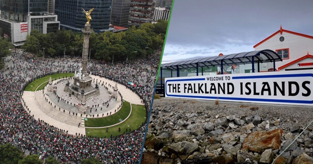 Mexicanos se reunirán en el Ángel para cantar “En las Malvinas se habla inglés”