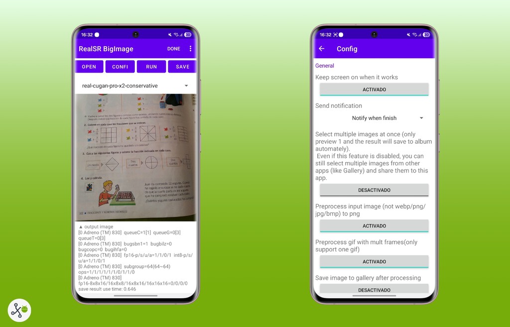 No echo en falta más calidad en mis fotos antiguas. Ahora las paso por esta app Open Source para subirles la resolución