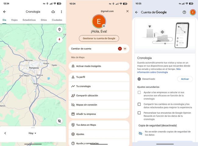 No sabía que Google Maps tiene un diario donde guarda todos los sitios donde he estado. Es tan curioso como perturbador