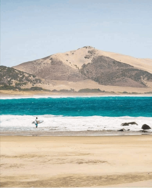 Playa la Bamba, dunas y olas en el Istmo de Tehuantepec