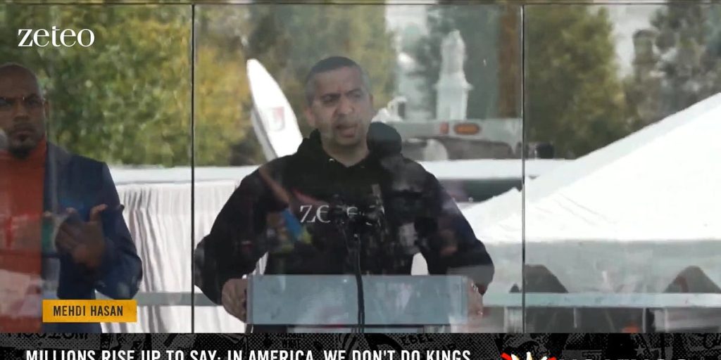 ‘We Are The Majority’: Mira el Estimulante Discurso de Mehdi en la Protesta No Kings en DC