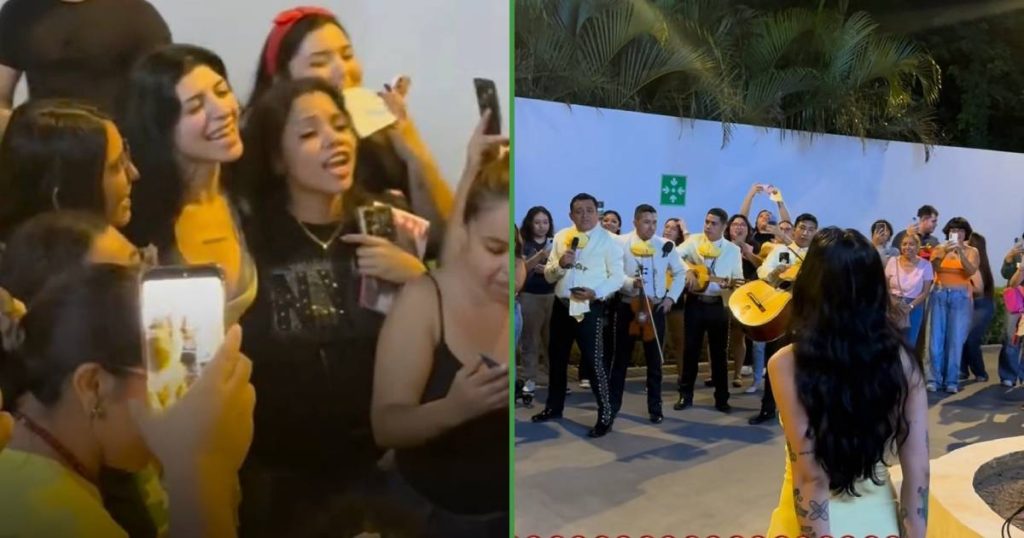 Ya dénle el pasaporte: Cazzu canta el Cielito Lindo en concierto que dio en Mérida