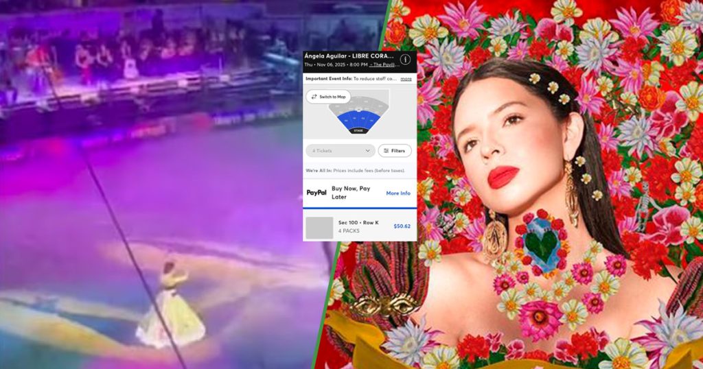 Ángela Aguilar ya anda rematando los boletos para sus conciertos en EU
