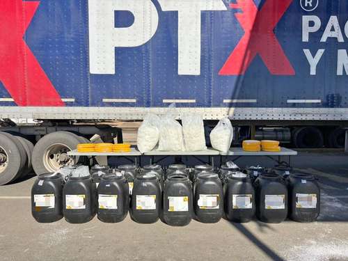 Decomisa gabinete de seguridad 300 kilos de metanfetamina en Sonora