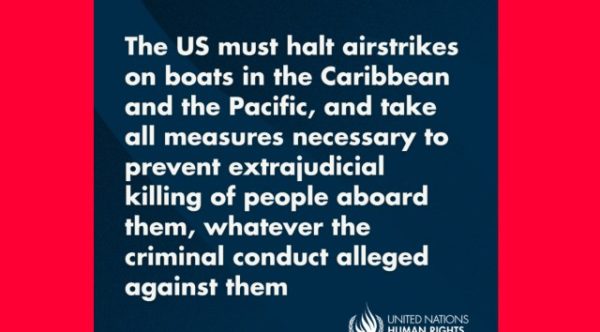 “Ejecuciones extrajudiciales” || ONU condena ataques de EE. UU. en el Caribe y el Pacífico