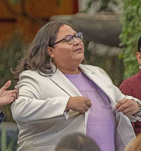 Faltan fondos estatales contra violencia de género, afirma la secretaria de las Mujeres