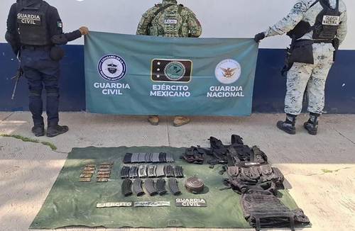 Golpe al narco en seis estados; SSCP decomisa armas, drogas y vehículos