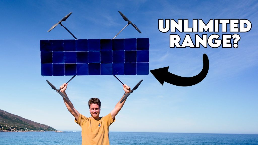 Ingeniero sudafricano construye dron solar que podría volar indefinidamente sin batería