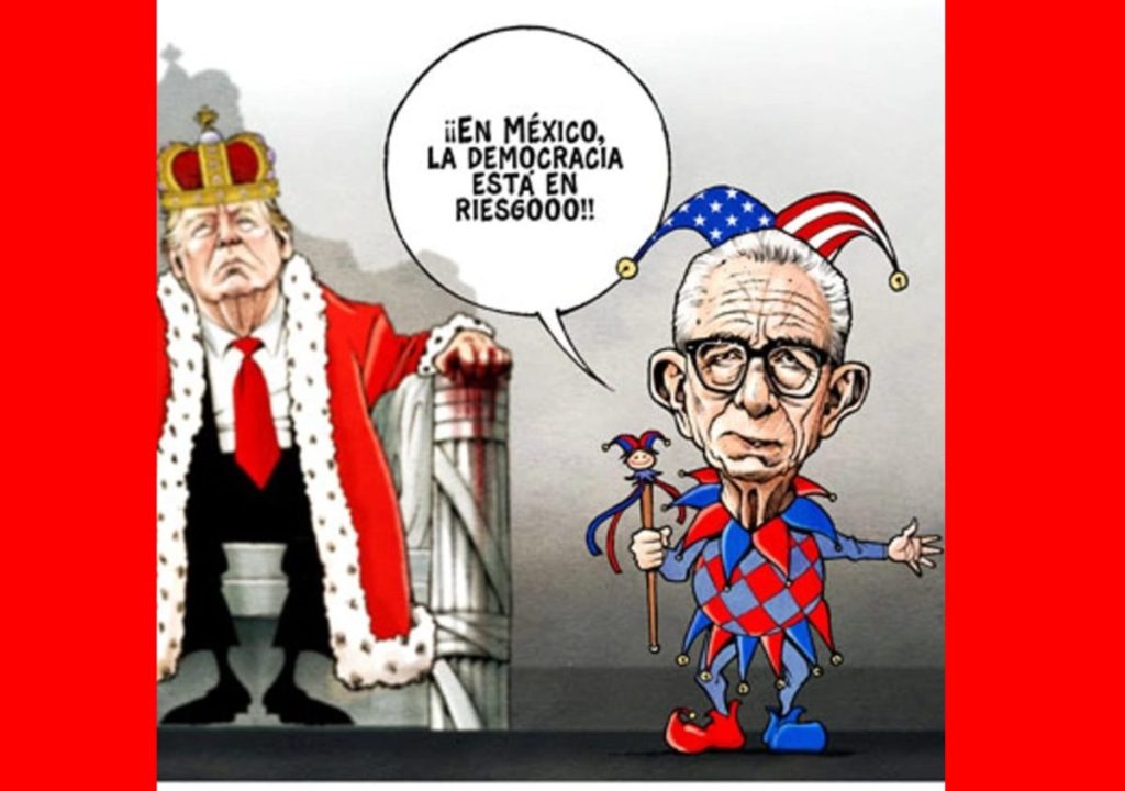 #NoEsBroma || Diputado Raúl Torres lleva performance trumpista al Congreso capitalino (+video)