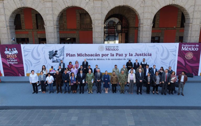 Plan Michoacán consta de 12 ejes y recursos por $57 mil millones: Sheinbaum