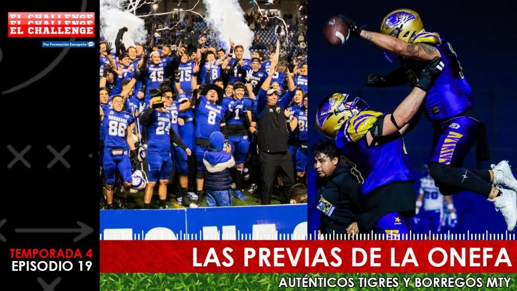 ¡Se repite la historia! Borregos Monterrey y Auténticos Tigres a la final de la ONEFA