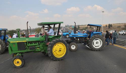 Segundo día de bloqueos de campesinos