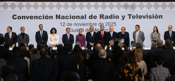 Sheinbaum llama a medios a garantizar pluralidad en la inauguración de la Convención de la CIRT (+video)