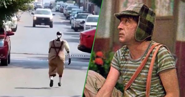 Sucedió en Tamaulipas: aparece en las calles robot con la ropa del Chavo del Ocho