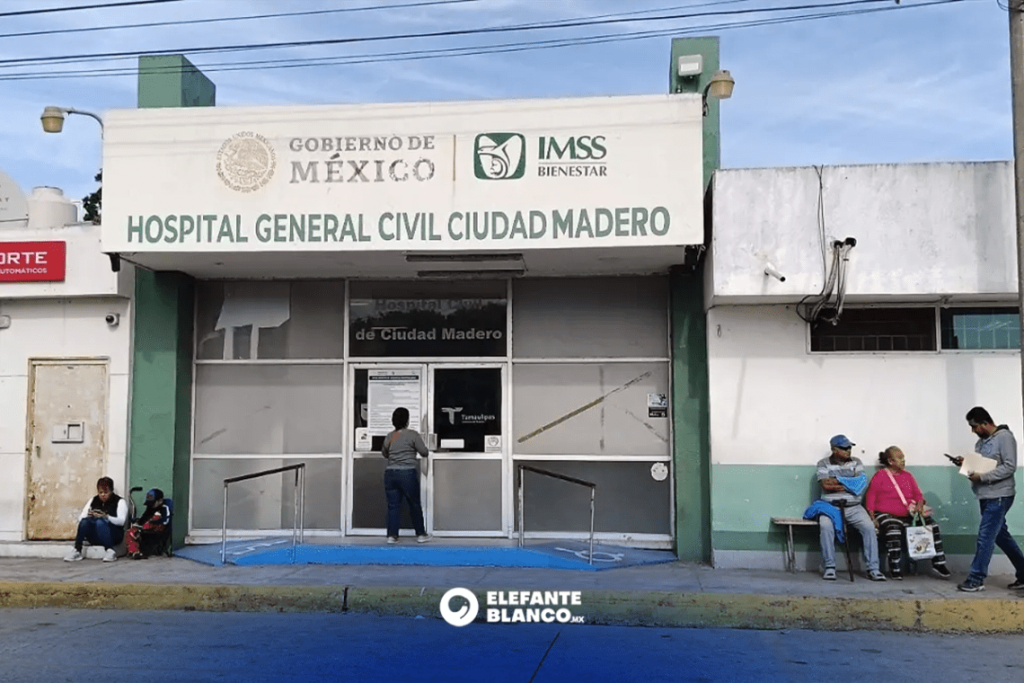Trabajadores toman dirección del Hospital Civil de Madero - Elefante Blanco